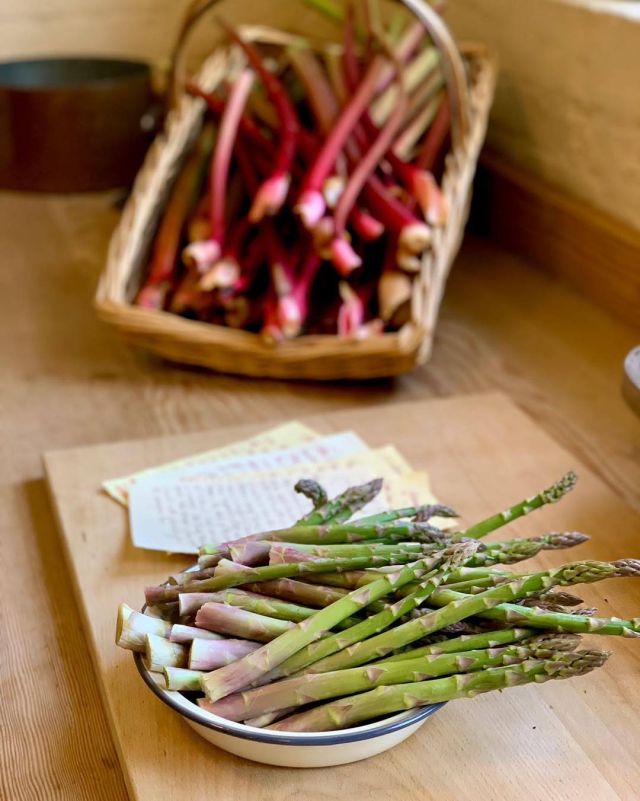 The live interpretation season starts in earnest in the service wing at Audley End House and Gardens this weekend.

This month Mrs Crocombe and her kitchen team will be creating dishes using the wonderful
asparagus and rhubarb from the Historic Kitchen Gardens. The recipes are from a collection of
19thC cook books including her own personal notebook. Expect rhubarb soup and
asparagus pudding.

English Heritage #victoriancooking #victorianservants #historicalinterpretation #mrscrocombe